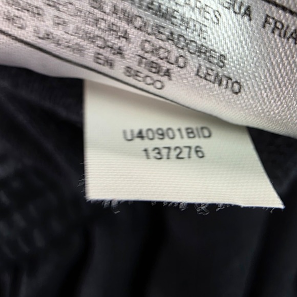 LeBron James L23 Nike Air Black White fleece Basketball Shorts Size XL Vintage - Picture 10 of 10